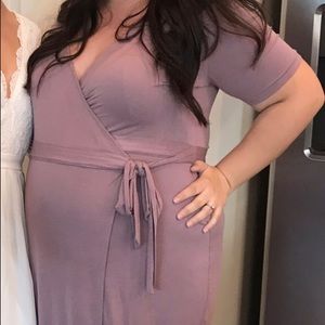 2x Lavender Forever 21 Wrap Dress